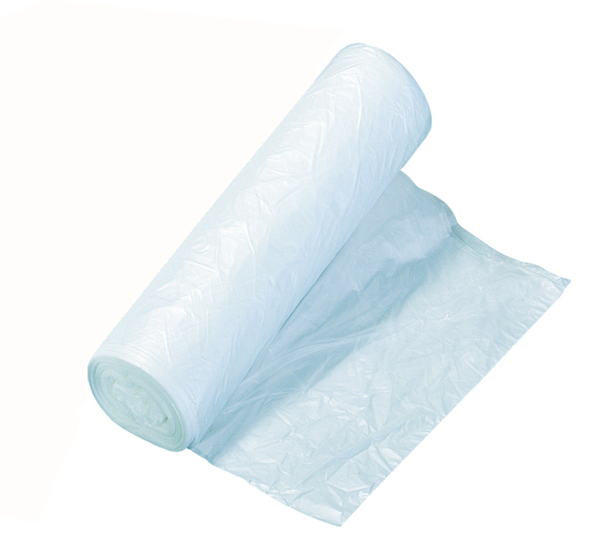 VLH4048-22N Can Liner 40" x 46" 22 Mic 44 Gal. Natural Plastic Hi-Density On A Roll 6/25 cs