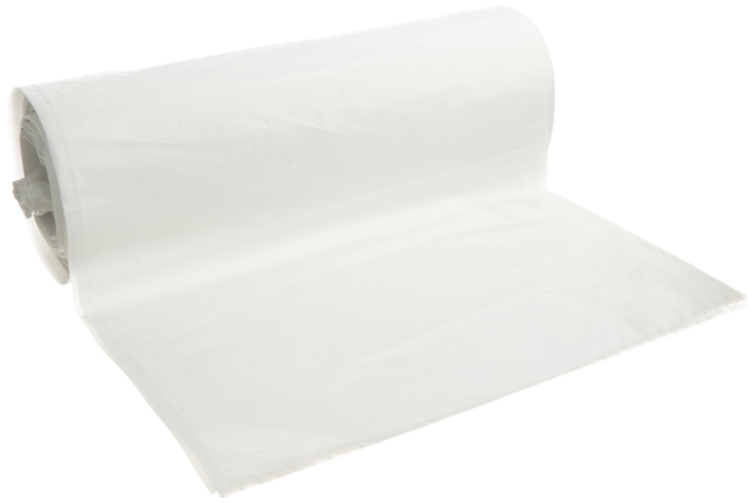 LBR3858X3C Can Liner 38"x58' 1.5 Mic Clear 60 Gal. Plastic Hi-Density On A Roll  10/10 cs