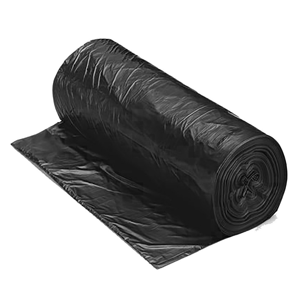 VLH3037-16B Can Liner 30" x 36" 14 Mic 20 Gal. Black Plastic Hi-Density On A Roll 10/25 cs - VLH3037-16B BLK OAR LINER