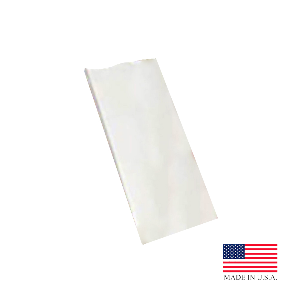 300331 White 4.75"x3"x12" Duplex 2 ply Doggie Bag 500/cs - 300331 4.75X3X12 UNPT DOGIE BG