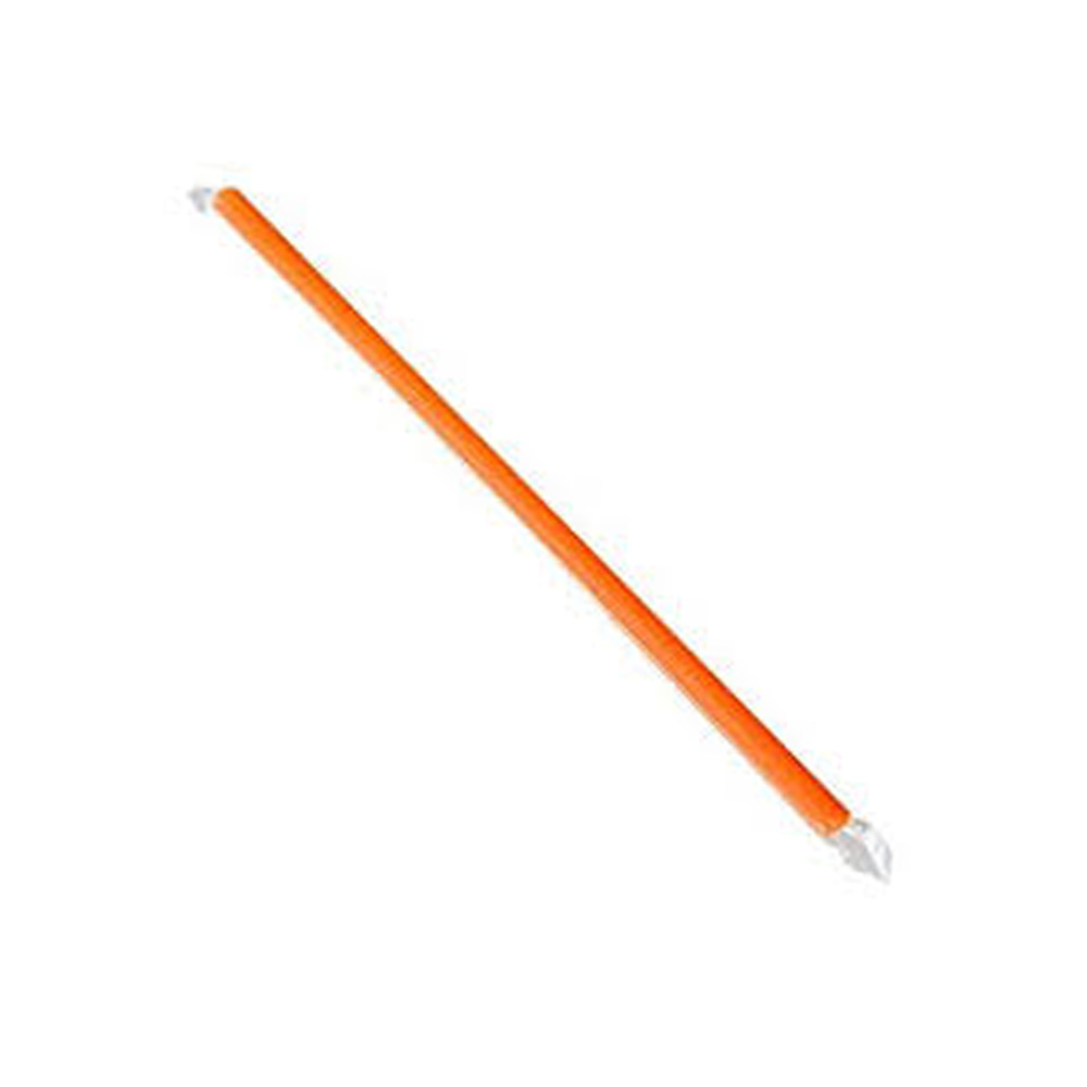 01499 Wrapped 8.35" Orange Giant Plastic Straw 4/300 cs