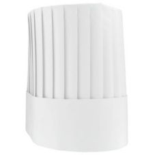 CC-207 Le Classic White 7" Pleated Chef Hat 12/cs