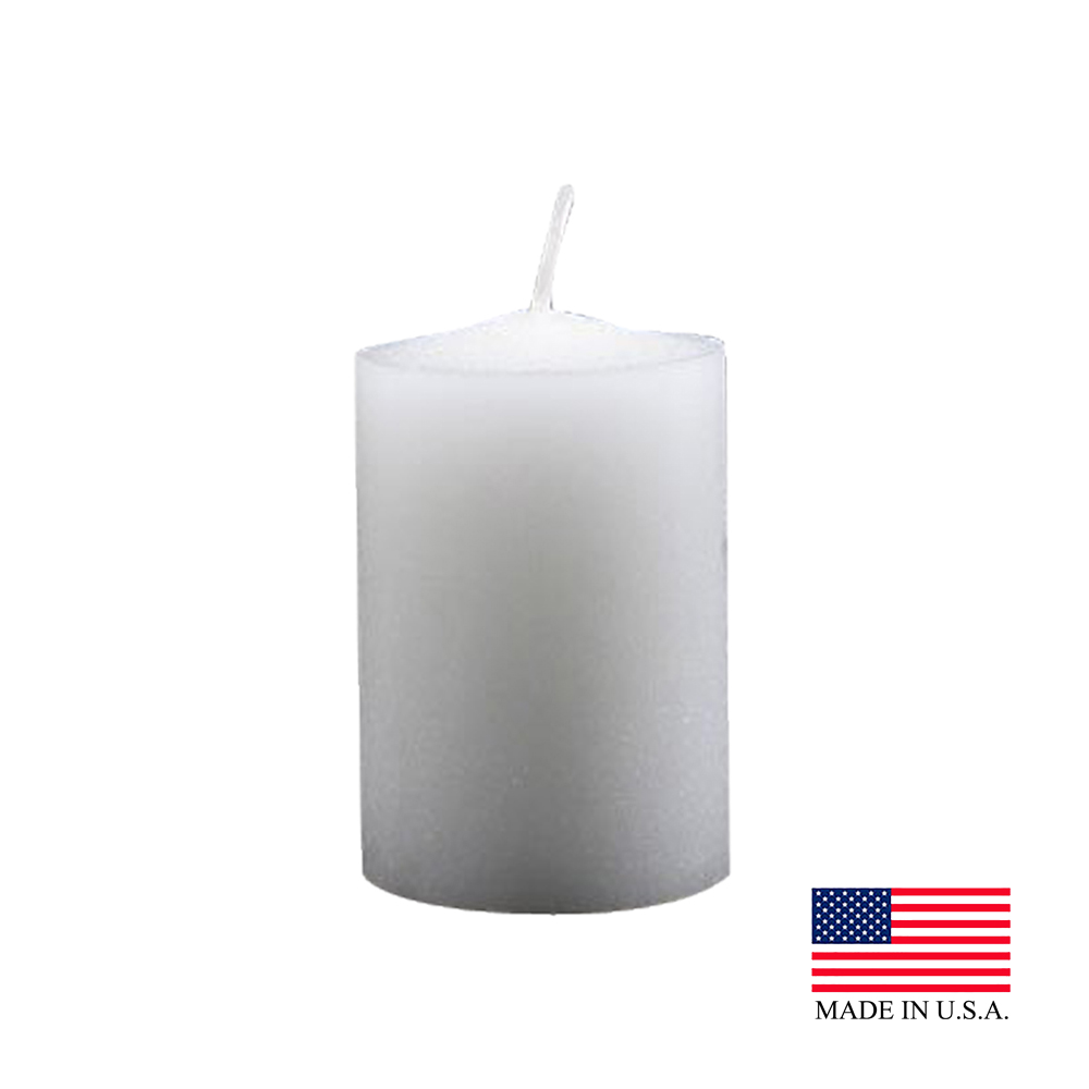 515-36-8 White 15 Hour Votive Candles 36/8 cs - 515-36-8 WHT 15HR VOTIVE CANDL