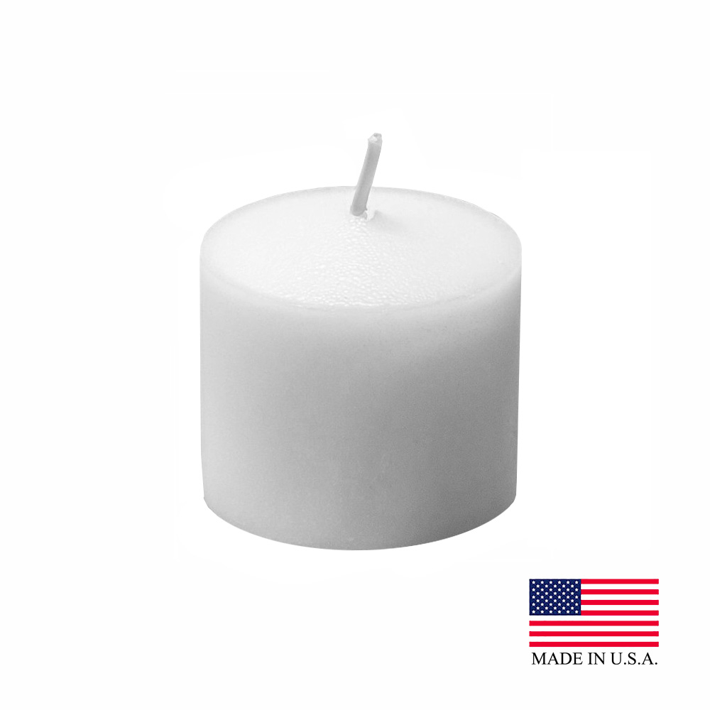 510-72-4 White 10 Hour Votive Candles 4/72 cs