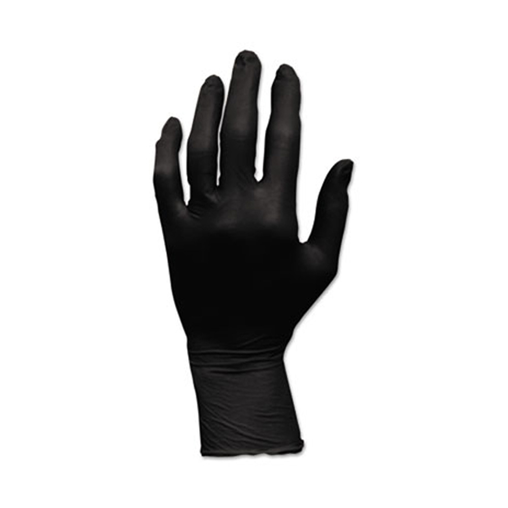 GLN105FX Pro Works Black Extra Large Nitrile Gloves Powder Free 10/100 cs