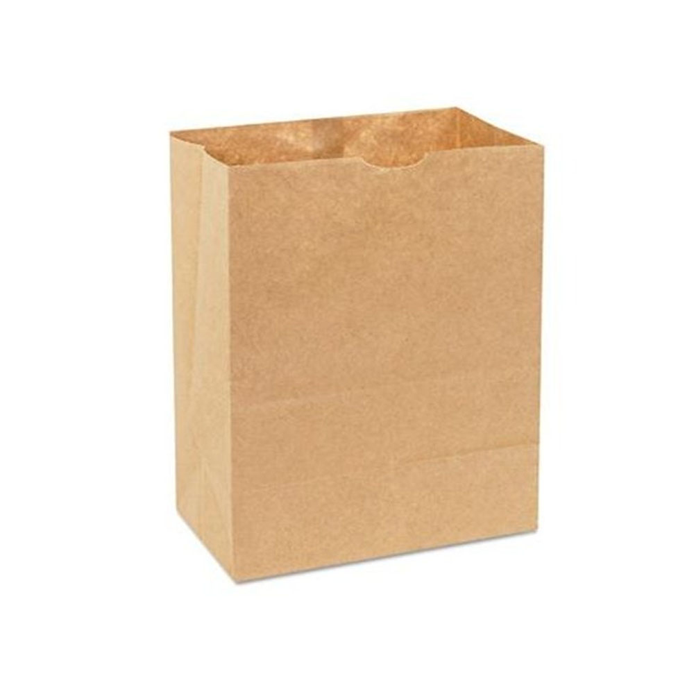 80083 Panther Sack Bag (Shorty) 1/8 57 lb. Kraft Paper  500/bd.