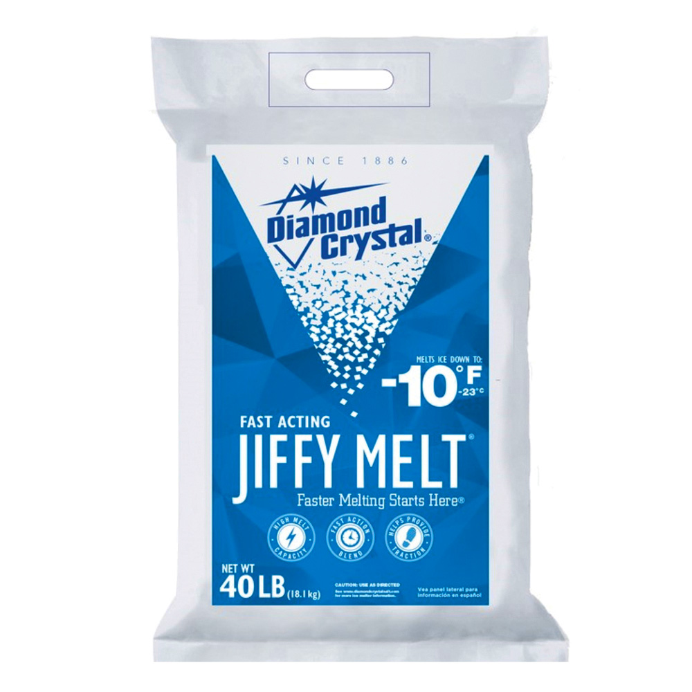 100012607 Jiffy Melt 40 lb. Fast Acting Blended Ice Melt 1 ea. - 100012607 JIFFY MELT SD/MAG 40