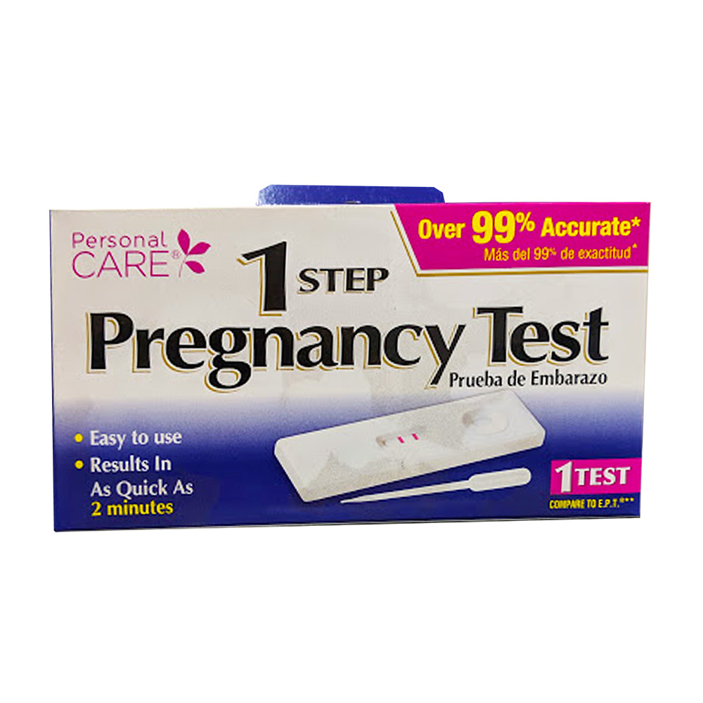 92020-24 Personal Care 1 Step Pregnancy Test 24/cs - 92020-24 PREGNANCY TEST KIT 24