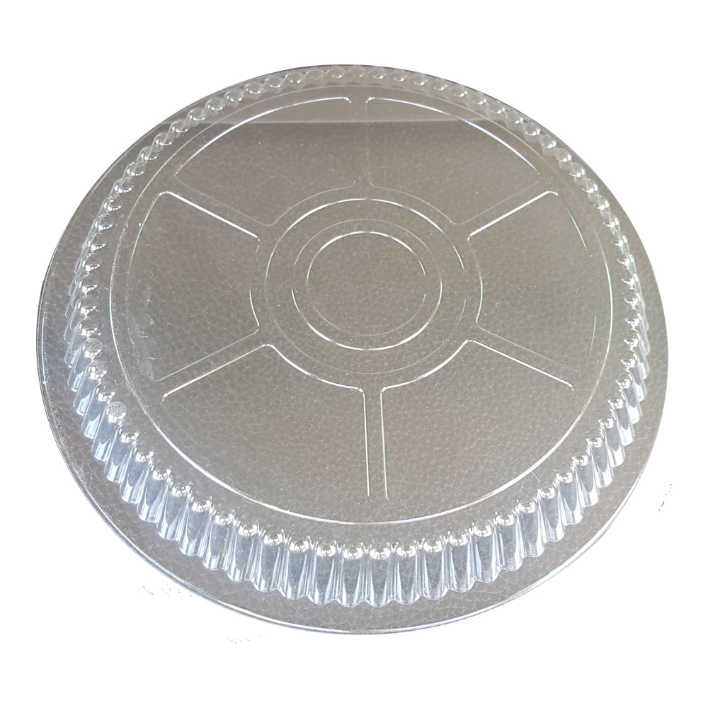 LID36 Clear 8" Round Plastic Dome Lid 500/cs - LID36/508 F/8" ROUND DOME LID