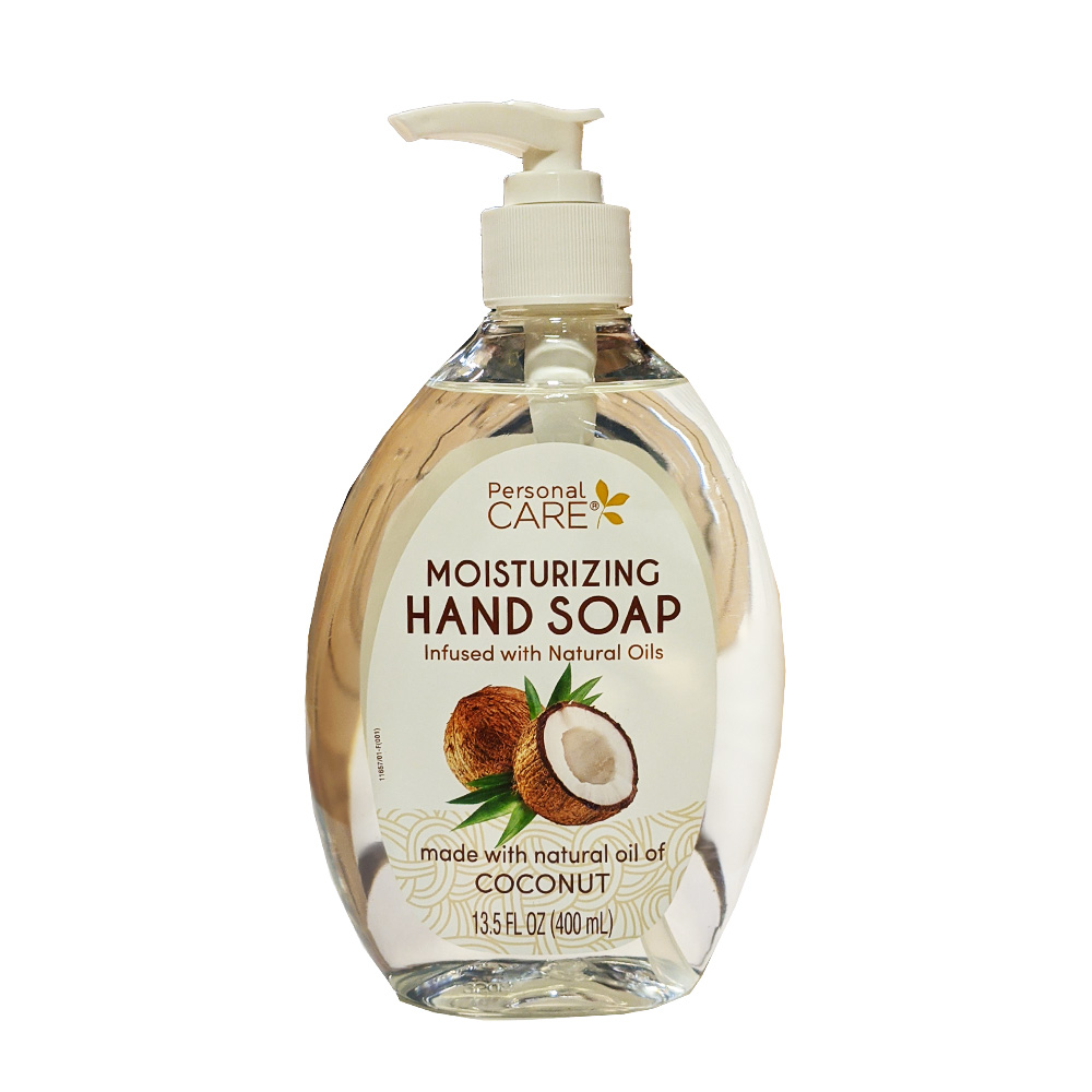 11657-12 Personal Care 13.5 oz. Hand Soap w/Moisturizing Coconut Oil 12/cs - 11657-12 COCONUT OIL SOAP 13.5
