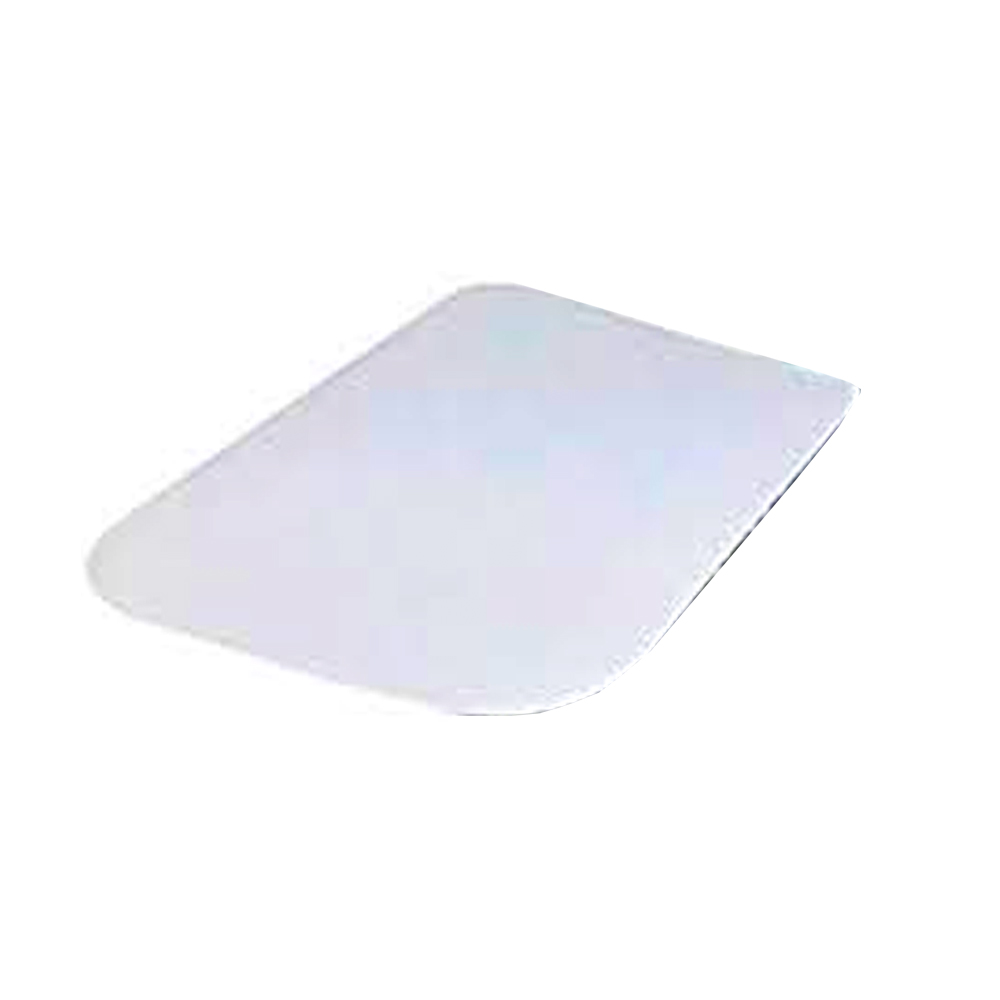 BL12/L768/L788 Silver/White 2 lb. Foil Laminated Oblong Board Lid For Aluminum Pan Bulk 500/cs