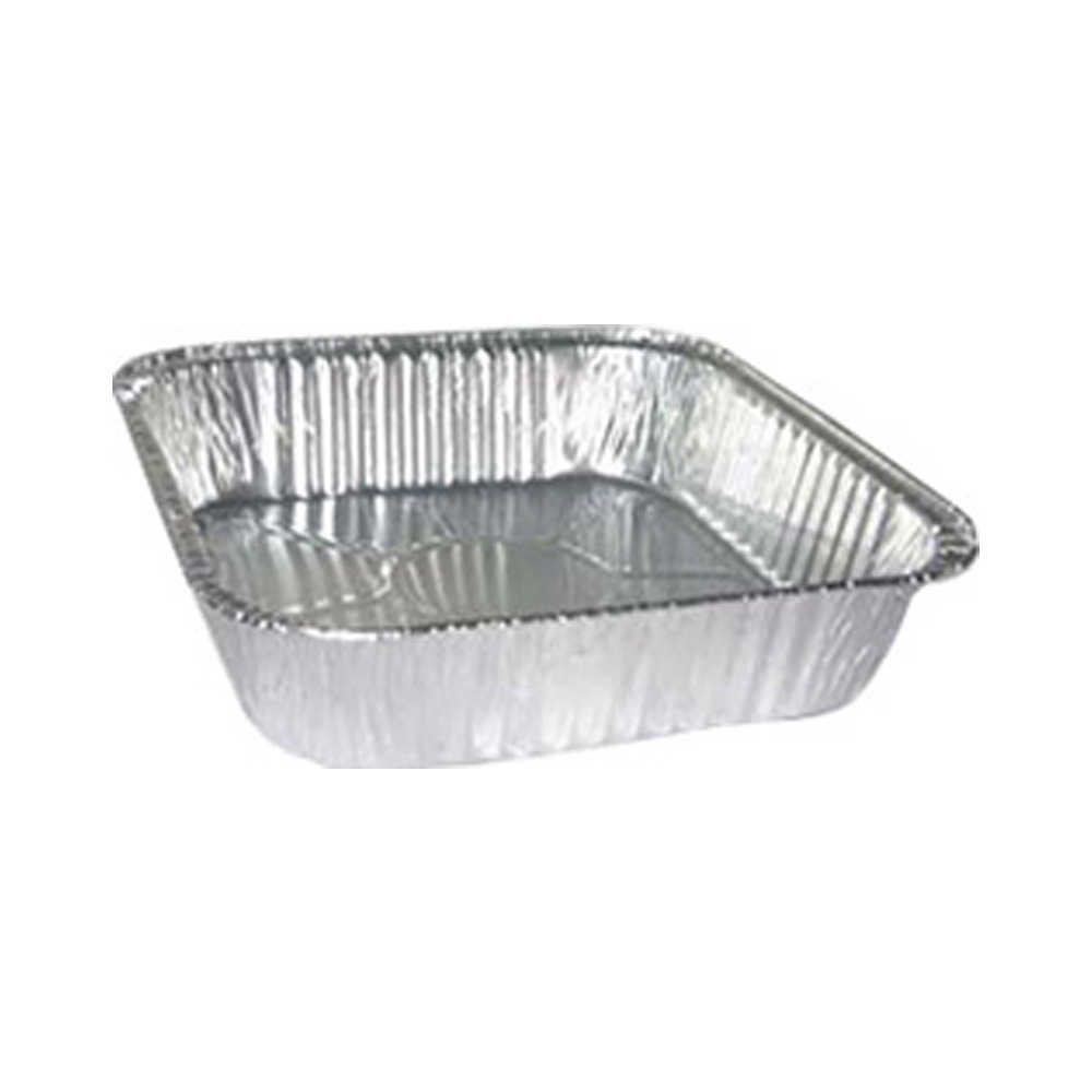 CP808 Aluminum 8" Medium Square Pan Bulk 500/cs - CP808 8X8 MED SQUARE ALUM PAN