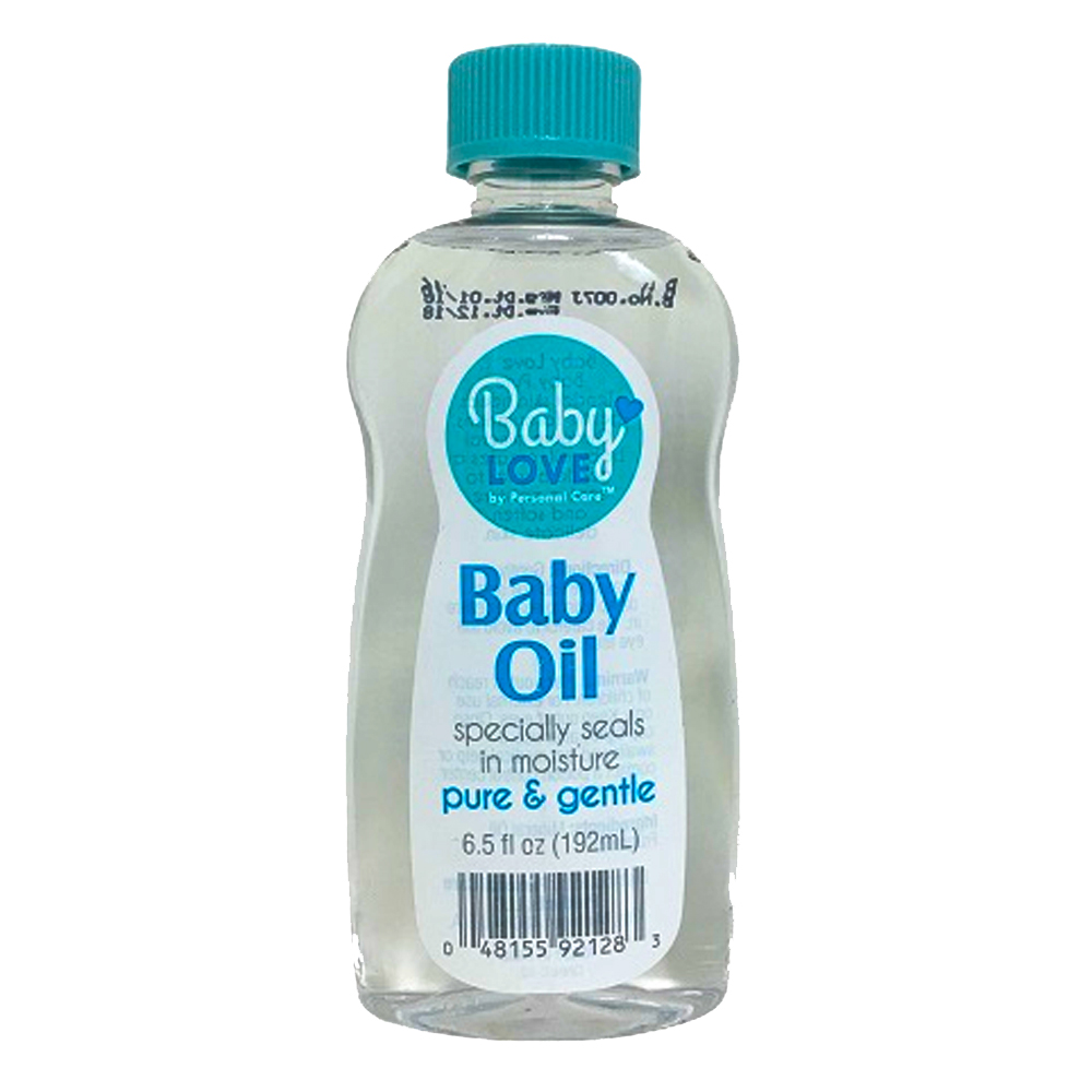 92128-12 Baby Love 6.5 oz. Baby Oil 12/cs