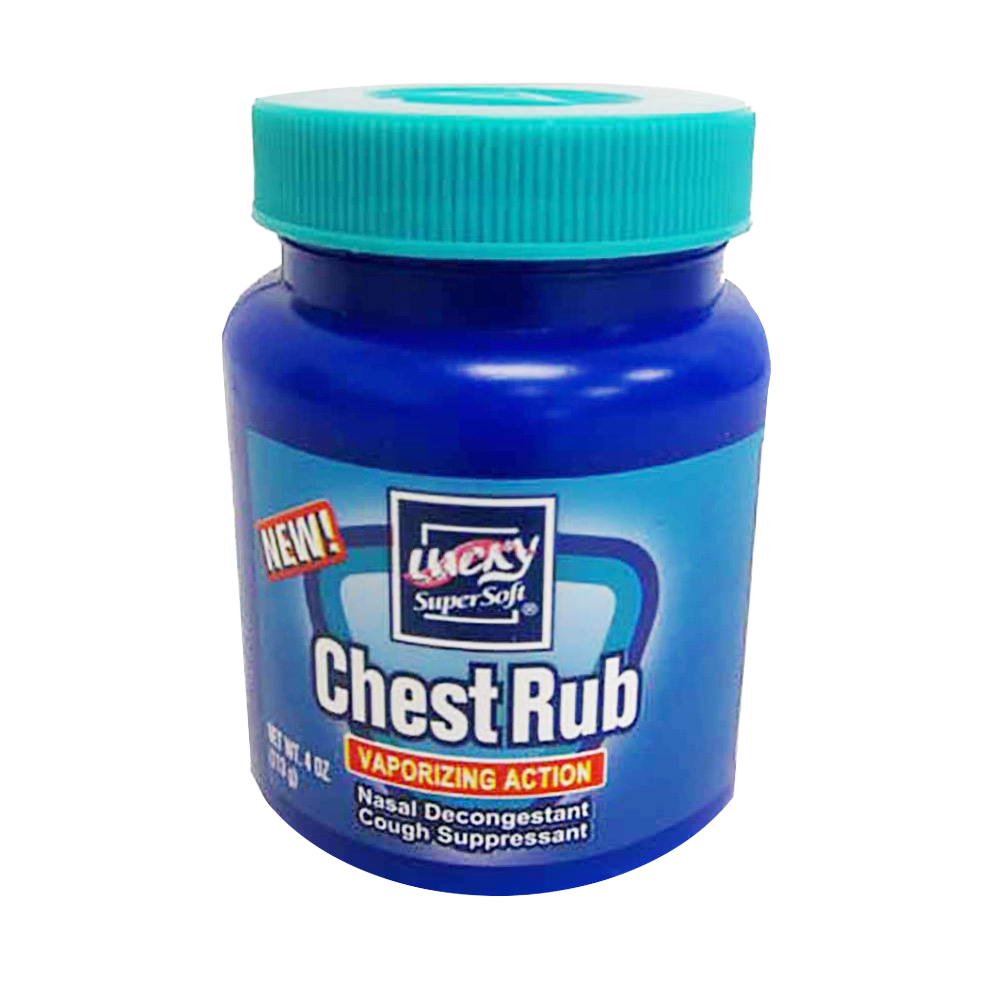 90331-12 Lucky Super Soft 4 oz. Chest & Nasal Rub 12/cs