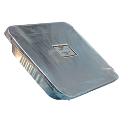 32/2 Quality  Aluminum Half Size Lasagna Pan w/Lid Combo 32/2 cs - ALUM LASAGNA 1/2 SZ COMBO 32/2