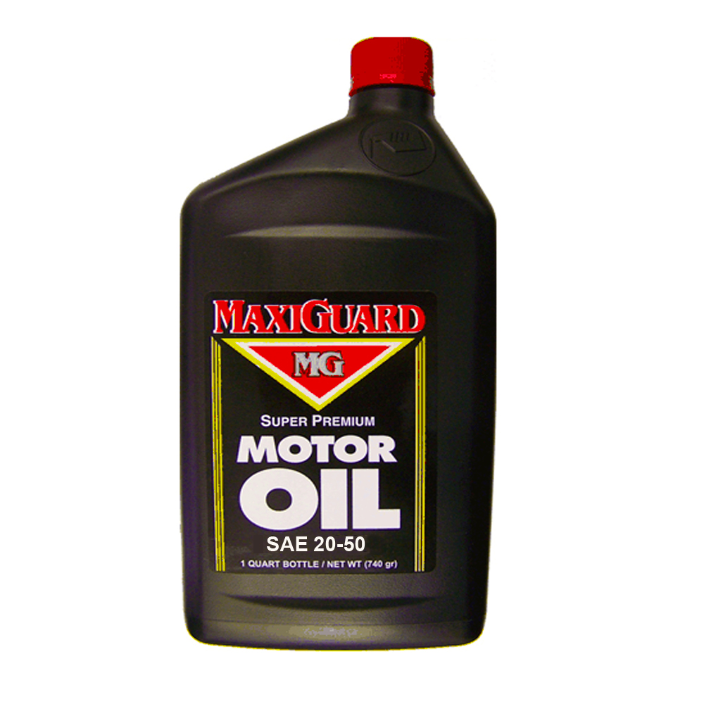 SAE50 Maxi Guard 1 Qt. Super Premium Motor Oil SAE 20-50 12/cs - SAE50 32z MAXIGUARD MOTOR OIL