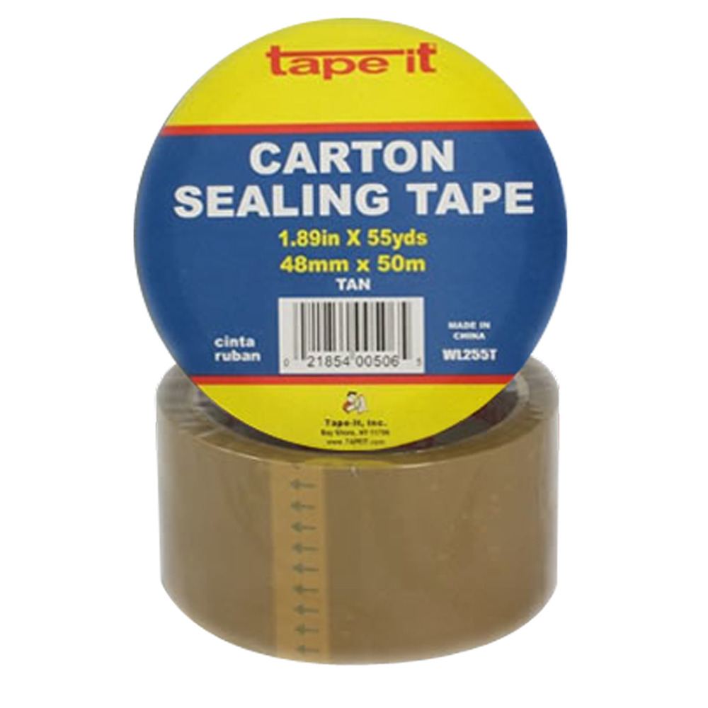 UC255T Tan 2" 55 Yard Packing Tape 36/cs