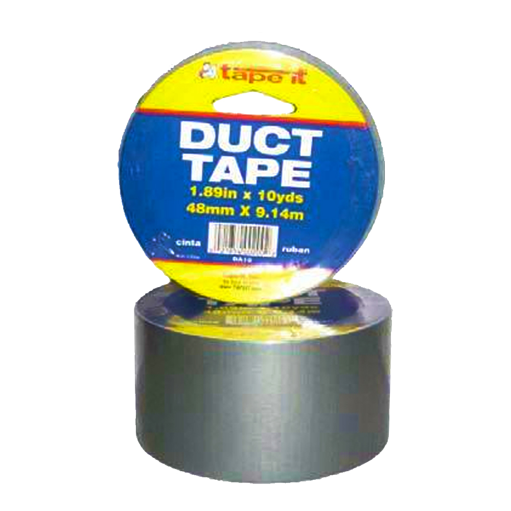 DA-10 Silver 2" 10 Yard Duct Tape 54/cs - DA-10 2" SILVER 10YD DUCT TAPE