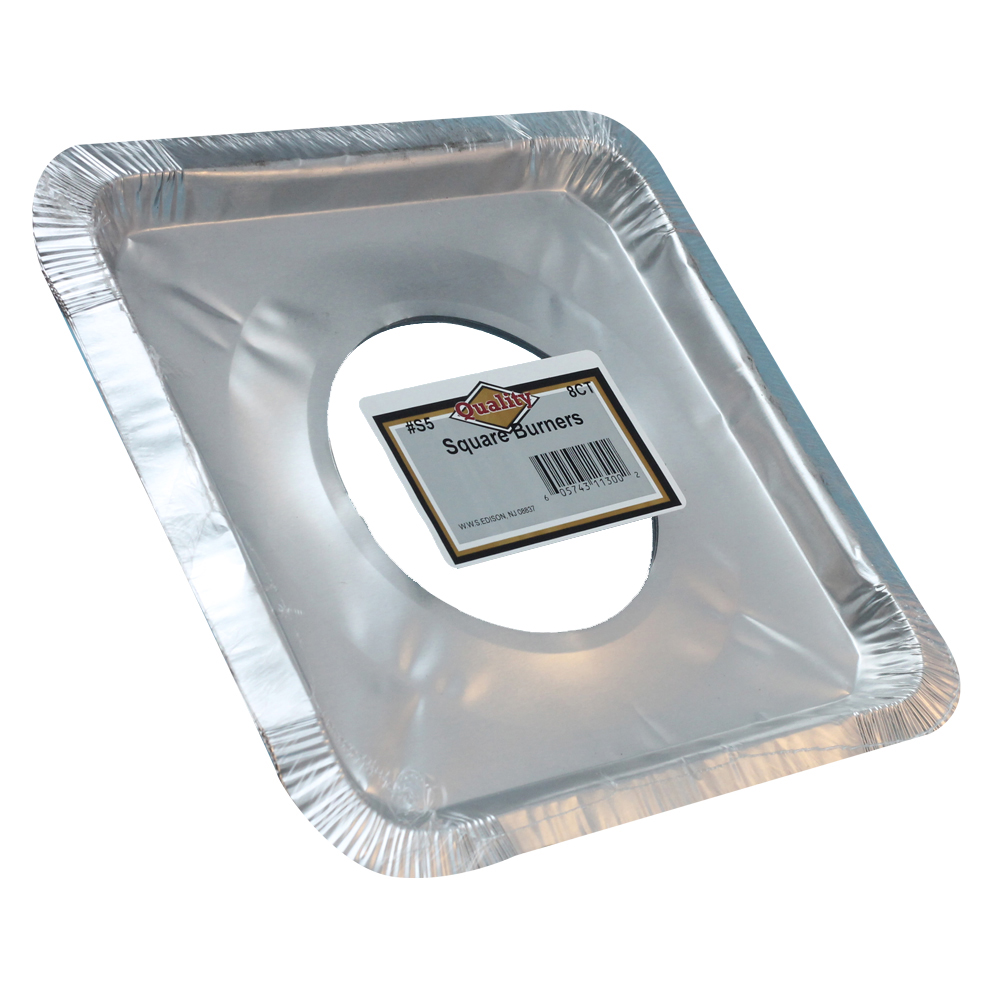 SQUARE Quality Aluminum Square Burner Bib 48/8 cs