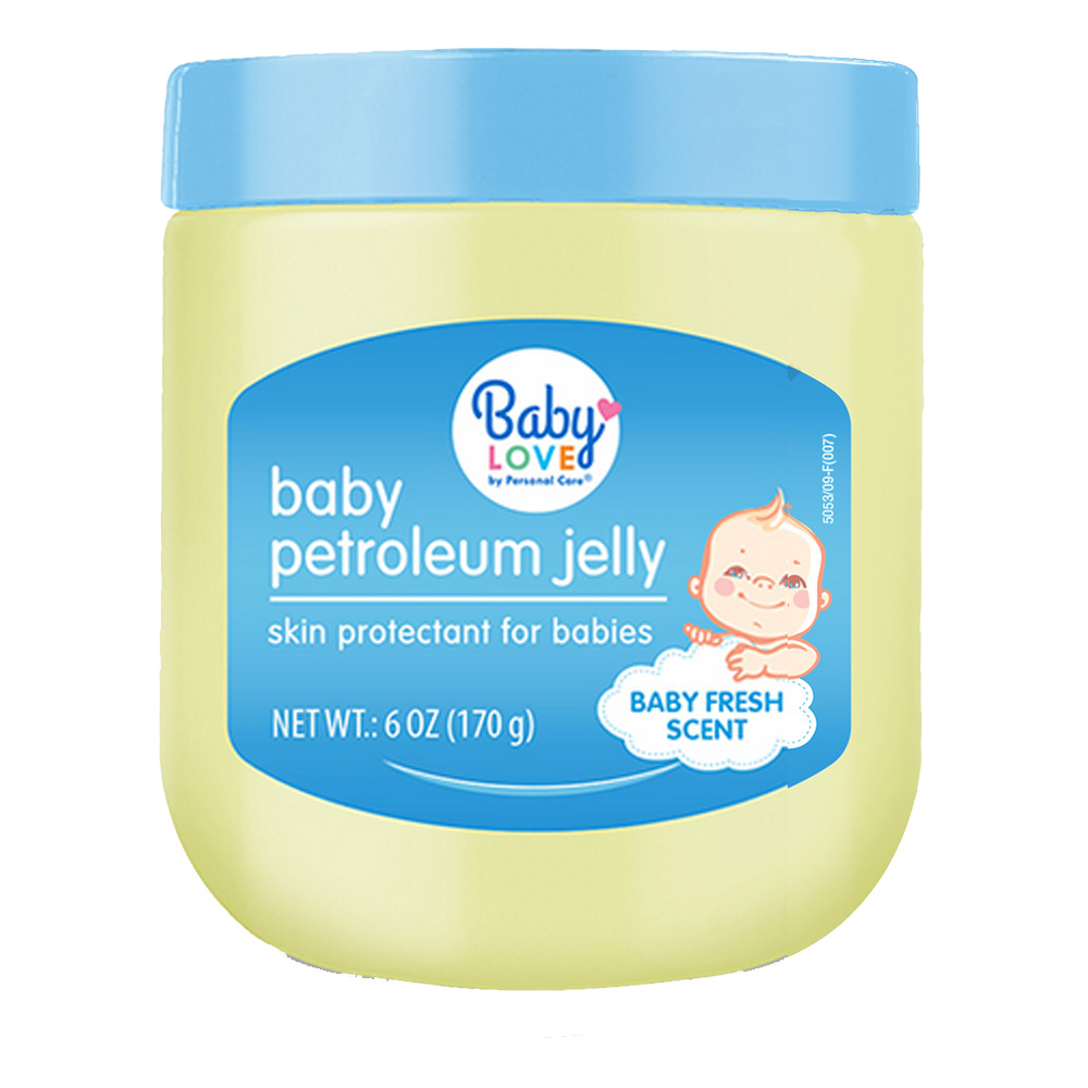 5053-12 Baby Love 6 oz. Petroleum Jelly w/Baby Fresh Scent 12/cs - 5053-12 BABYJEL BLU BBYLOVE 6z