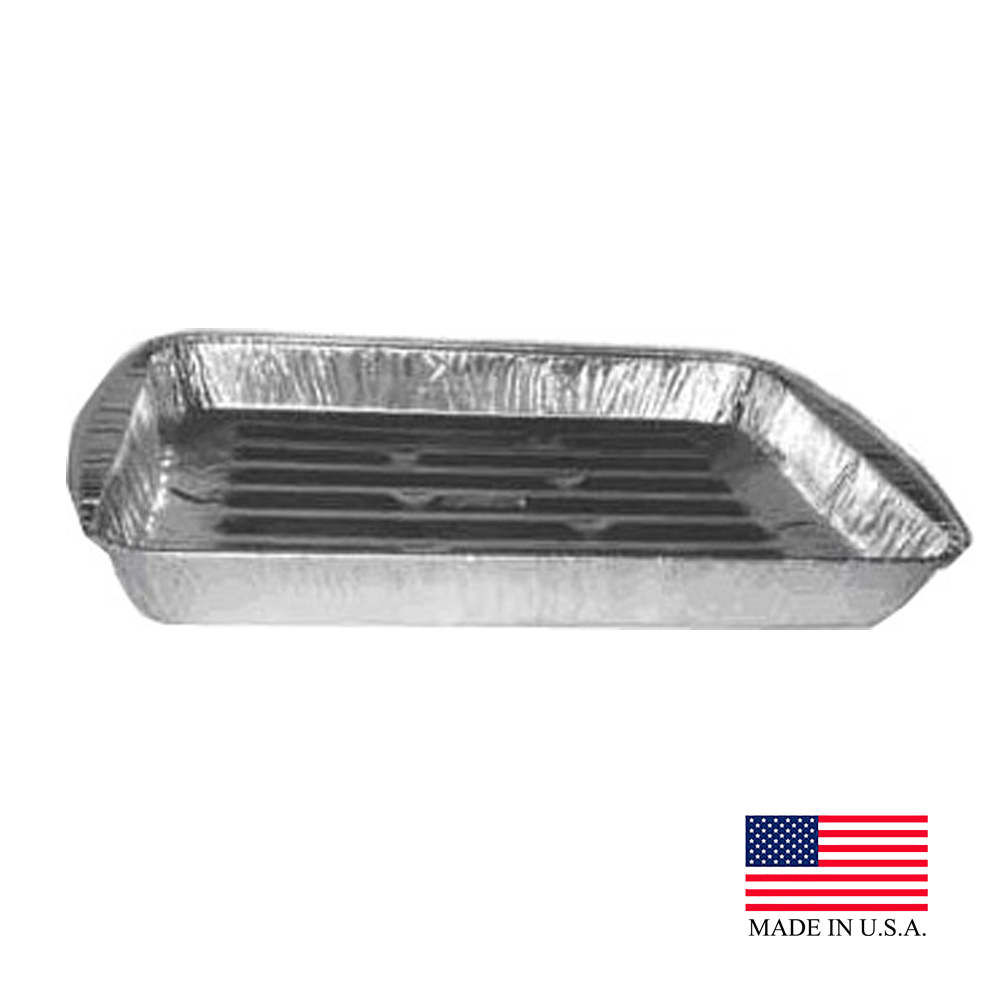 B30000 Aluminum Standard Oblong Broiler Pan 200/cs