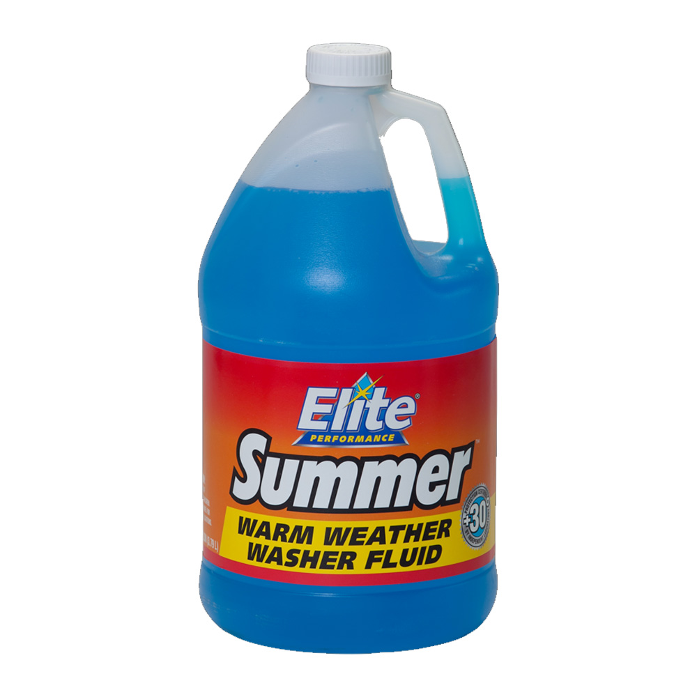 00809 Elite Performance 1 Gal. Summer Warm Weather Windshield Washer Fluid 6/cs - 00809 ELITE SUMMER WASHERFLUID