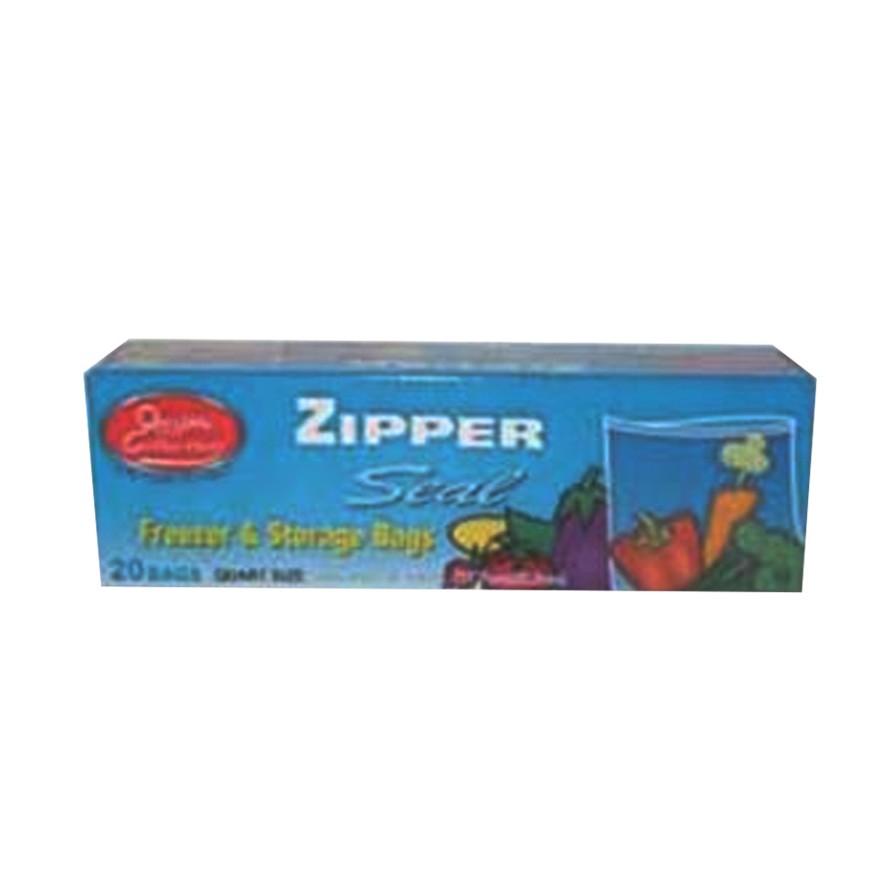 BEST36/20 Quality Collection Freezer/Storage Bag 1 Qt. Clear w/Zipper Seal 36/20 cs - BEST36/20 QUART ZIPPER BAGS