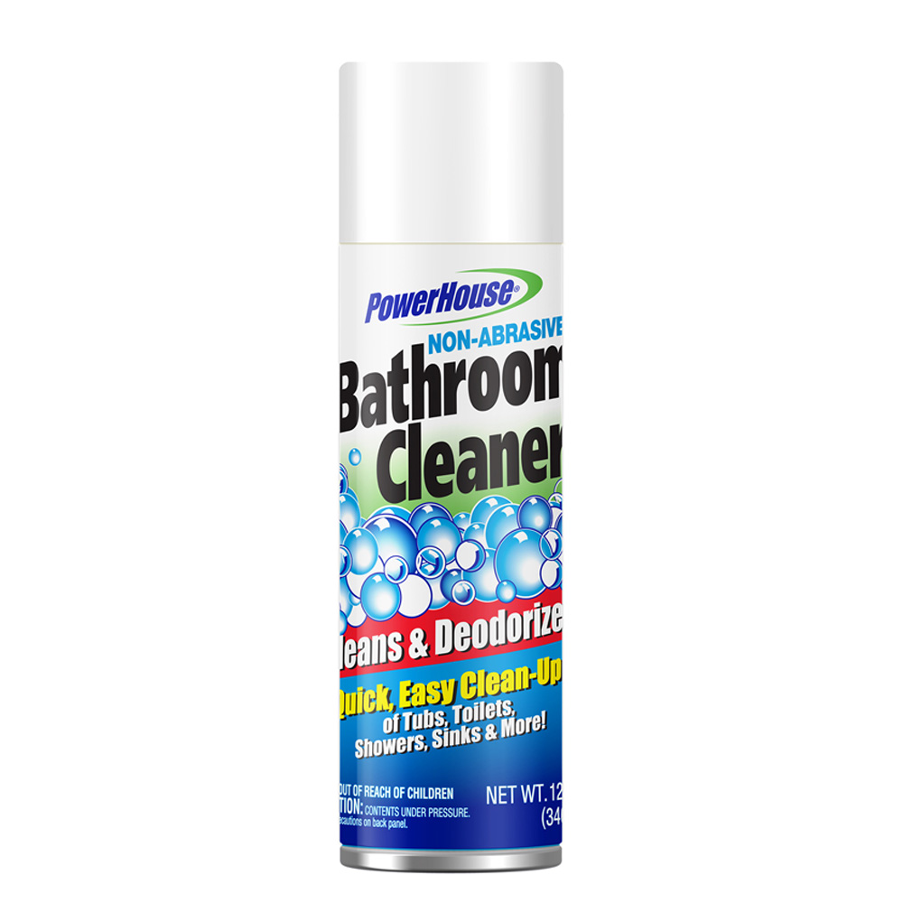 91092-12 Power House 12 oz. Non-Abrasive Bathroom Cleaner & Deodorizer 12/cs - 91092-12 BATHROOM CLEANER 12z