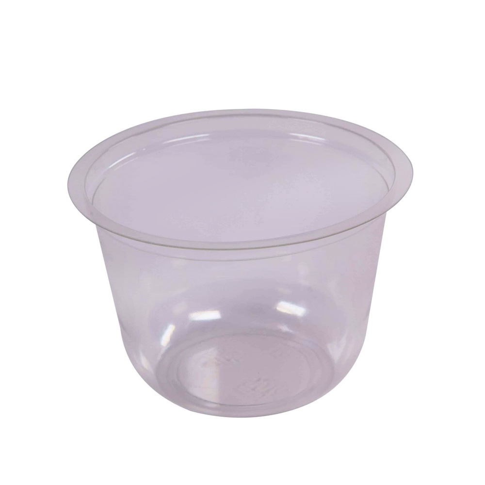 8B Clear 8 oz. PET Deli Container 600/cs - 8B 8z CLR DESSERT DISH 600/CS