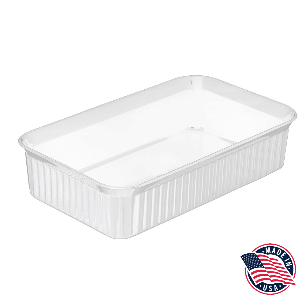 1012H White 10"x13"x3" 10 qt. Crock 6/cs