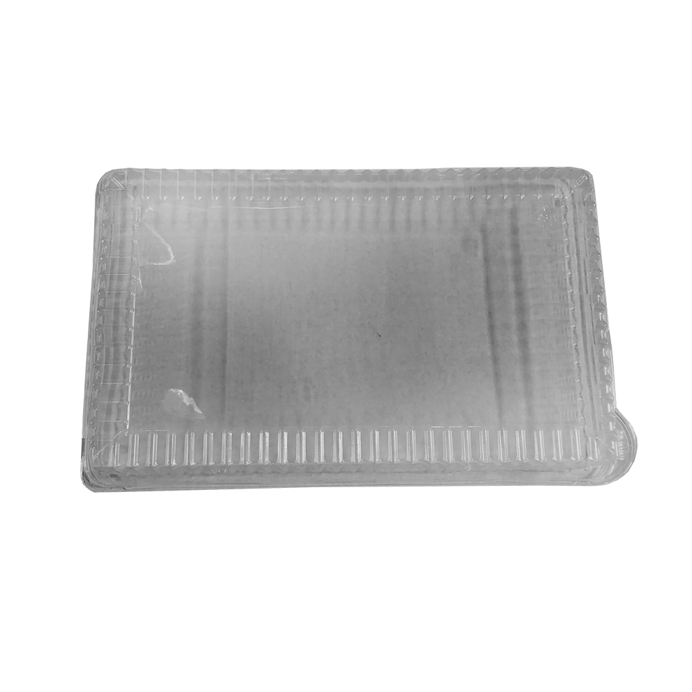 1756 Clear 12"x18"x2" Plastic Snap-On Lid 50/cs - 1756 CLEAR SNAP ON LID 12x18x2