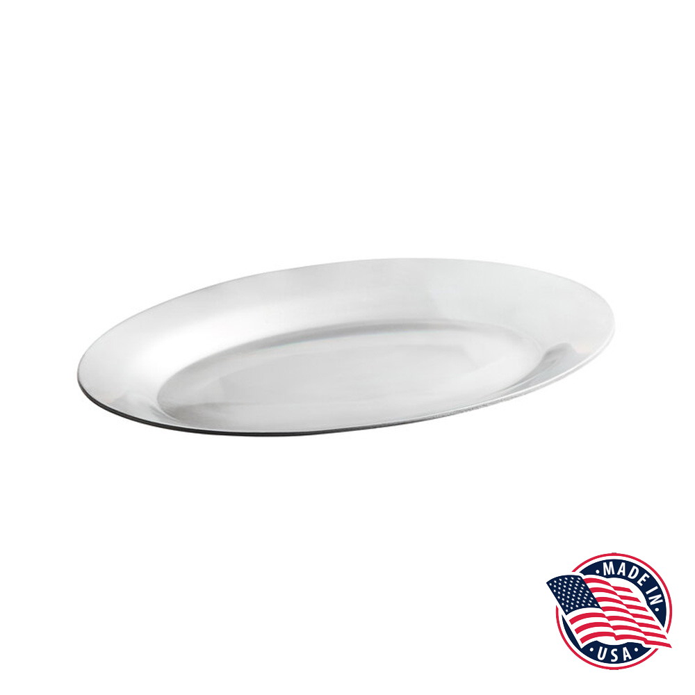 1016SAN Clear 15"x10"x2" Oval Platter 12/cs