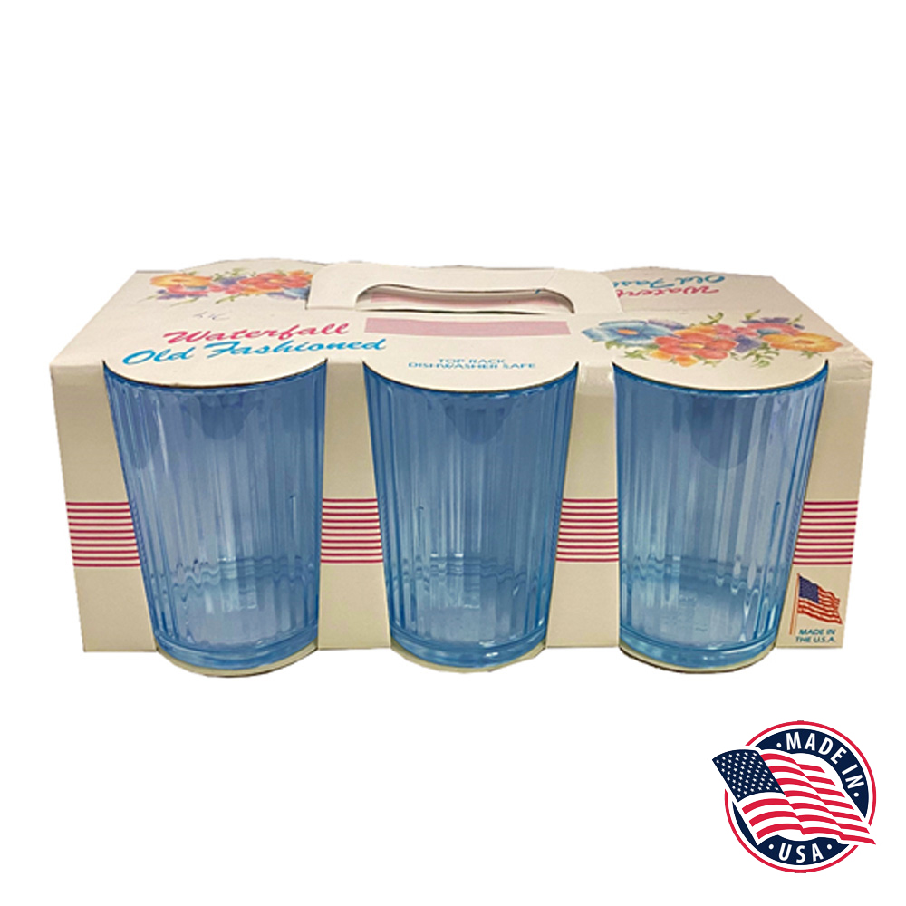 714/6 Assorted 14 oz. Waterfall Tumbler 8/6 cs