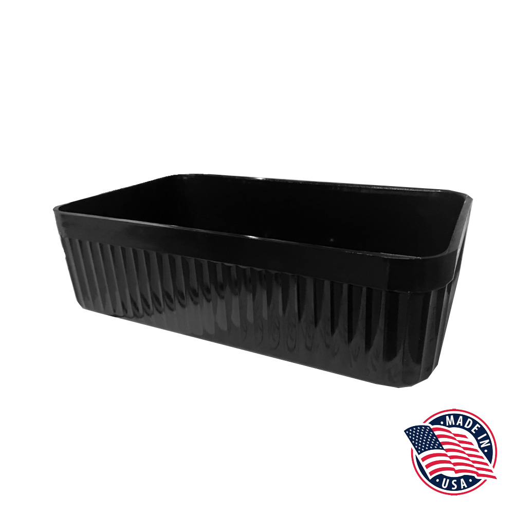 1001PC-OLD Black 10"x6"x3" 5 lb. Crock 12/cs