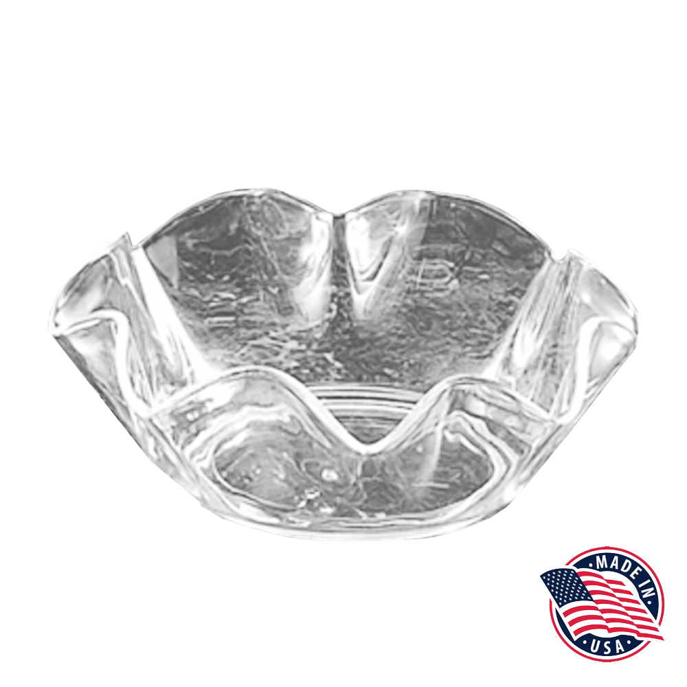 3251SAN Clear 2.5" Sculpted Bowl 36/cs