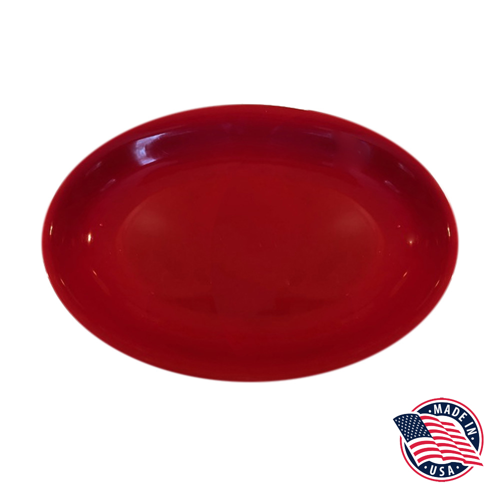 1016SAN Rose 15"x10"x2" Oval Platter 12/cs