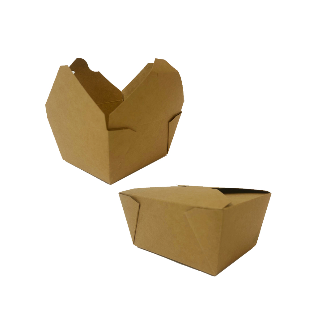 HBB001 Kraft #1 Coated Bio Food Box 9/50 cs