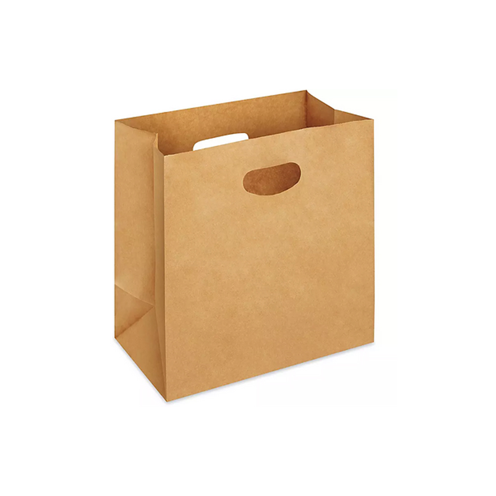 DCB7B10113Y Brown 12"x7"x13" Die Cut Handle Bag 300/cs