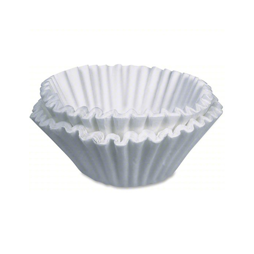 BUN6GAL21X9 White 6 Gal. Urn Style Coffee Filters 250/cs - BUN6 21X9 6GL URNSTYL COF/FLTR