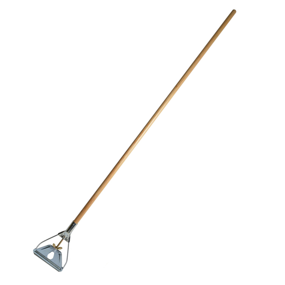 3304 Wooden 60" Mop Handle w/Metal Wing Nut 12/cs