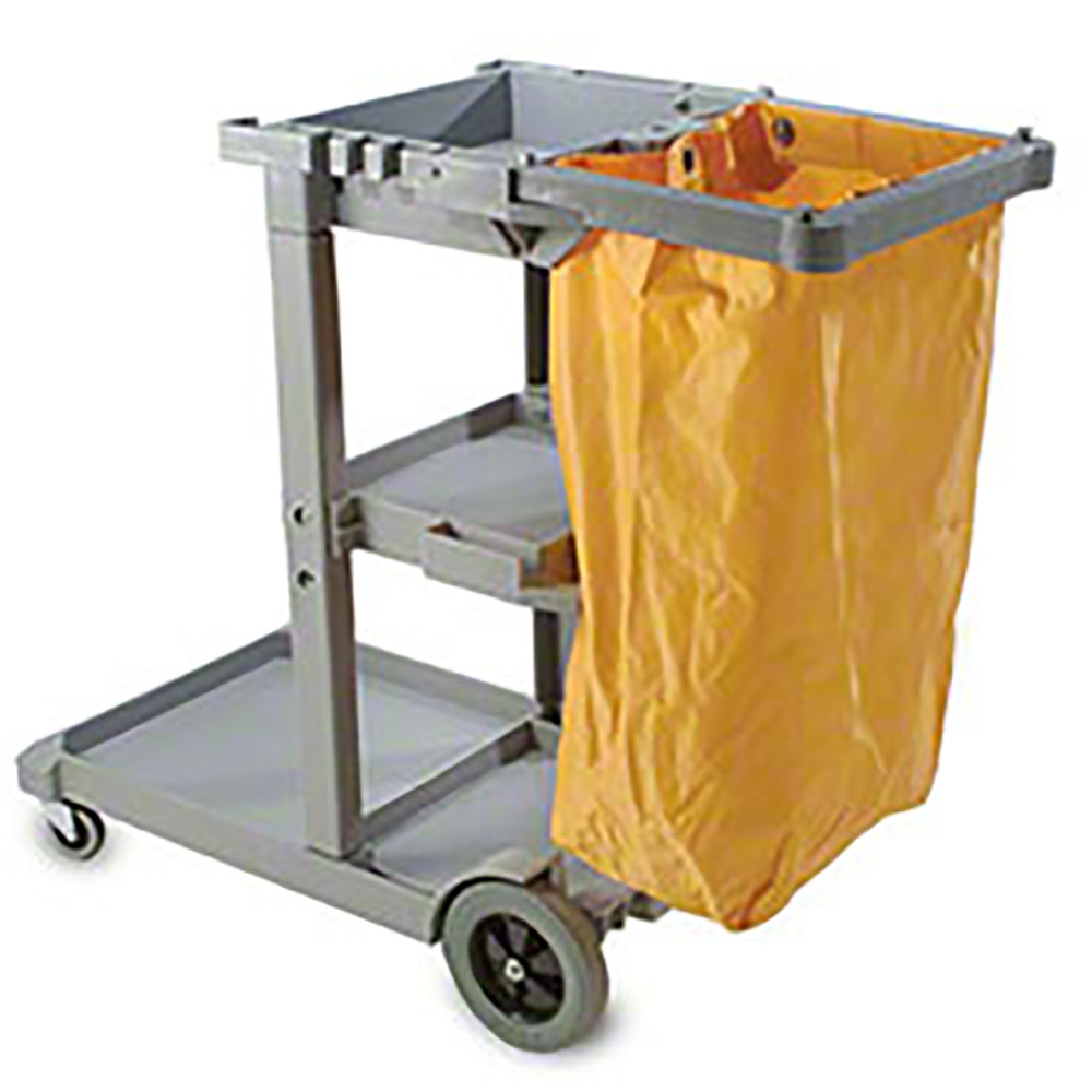 1050 Grey  Janitor Cart 1 ea. - 1050 GREY JANITOR CARTS