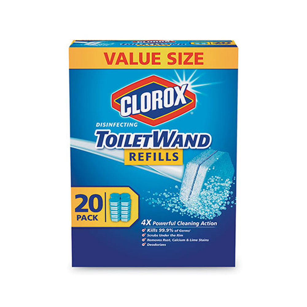 31049 Clorox Toilet Wand Cleaner Refill 4/20 cs