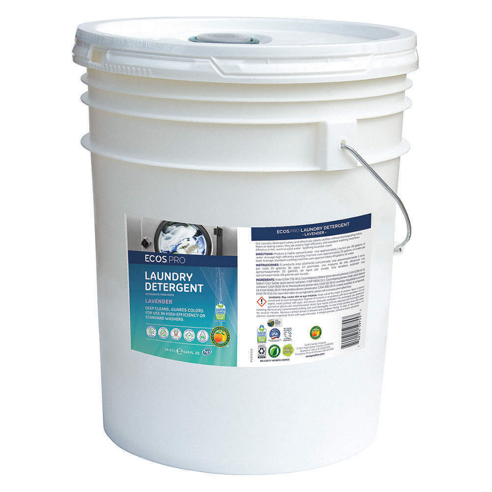 PL9755/05 Ecos Pro 5 Gallon Laundry Detergent w/Lavender Scent 1 ea. - PL9755/05 LAVNDR LIQ LAUND DET