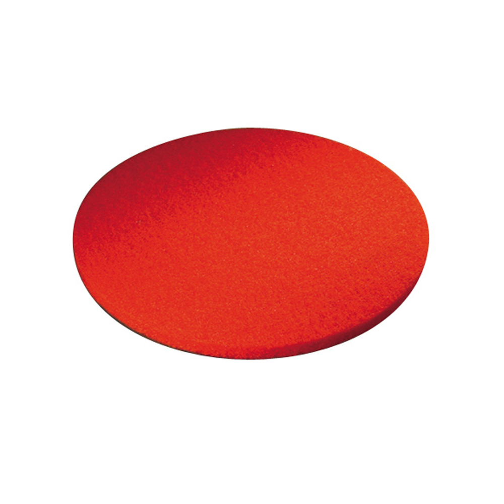 51-12 Red 12" Scrubbing Floor Pad 5/cs