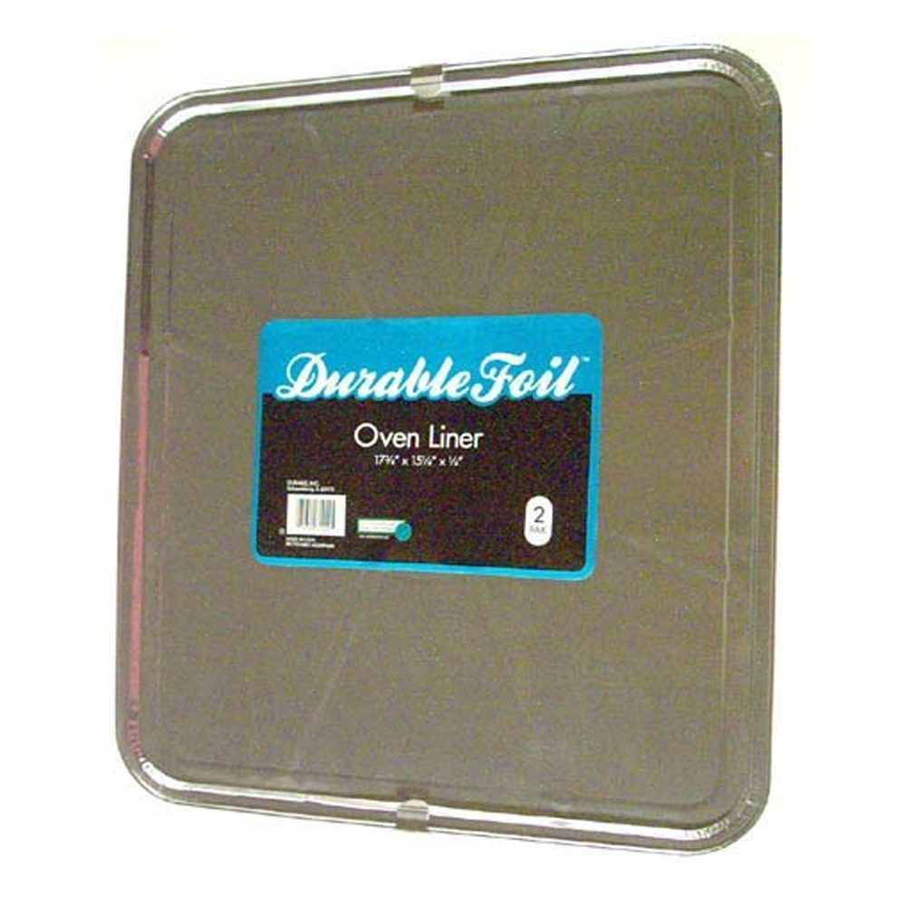 D71020 Aluminum 17.5"x15.2"x0.2" Oven Liner 12/2 cs - D71020 17.75X15.25X.25 OVENLNR