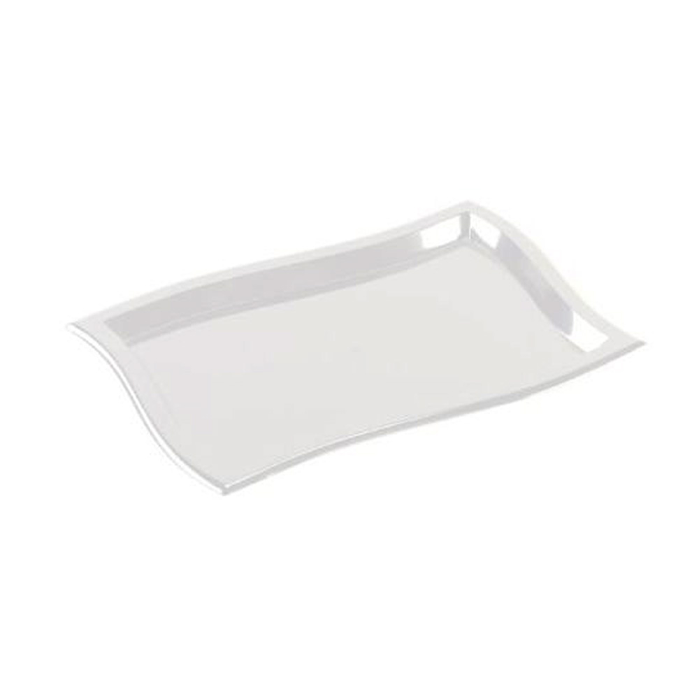 EMI-WT1218C Waves Clear 12"x18" Plastic Tray 25/cs