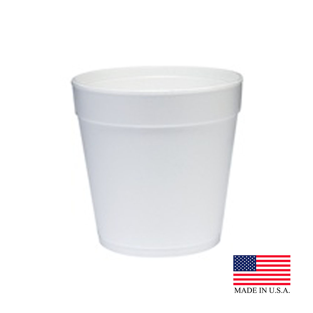 32MJ48 White 32 oz. Foam Container 20/25 cs