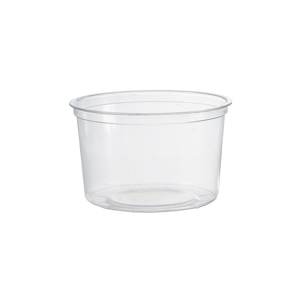 EP-RDP12 Clear 12 oz. Plastic Deli Container 10/50 cs - EP-RDP12 12z PLA RND DELI CONT