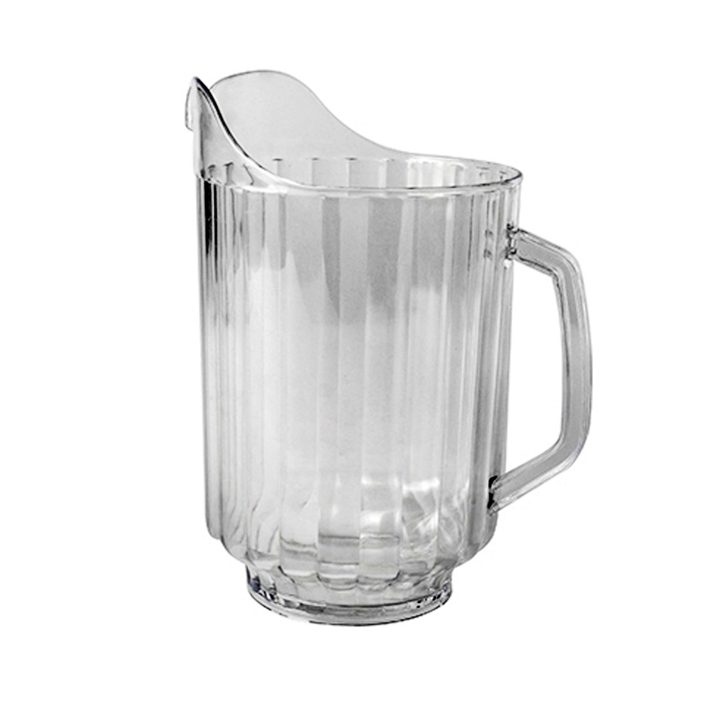 550-CL Platter Pleasers Pitcher 64 oz. Clear Plastic 12/cs - 550-CL CLR 64z 1/2 GAL.PITCHER