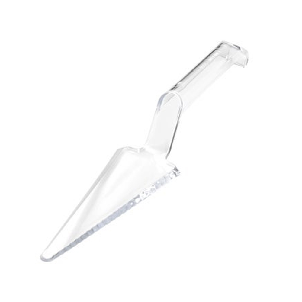 3308-CL Platter Pleasers Clear Wrapped Plastic Cake Cutter/Lifter 48/cs - 3308-CL WRP CAKE CUTTER/LIFTER
